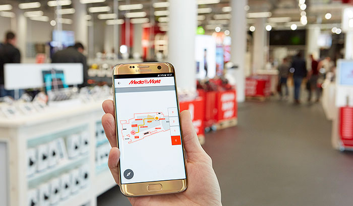 Guided by the light: MediaMarkt customers find products faster with positioning from Philips Lighting - Philips