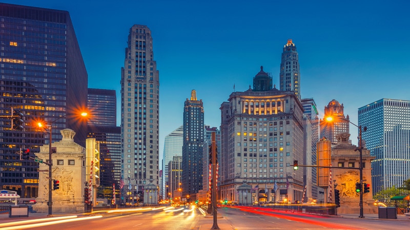 LED lights illuminate Chicago’s carbon reduction drive
