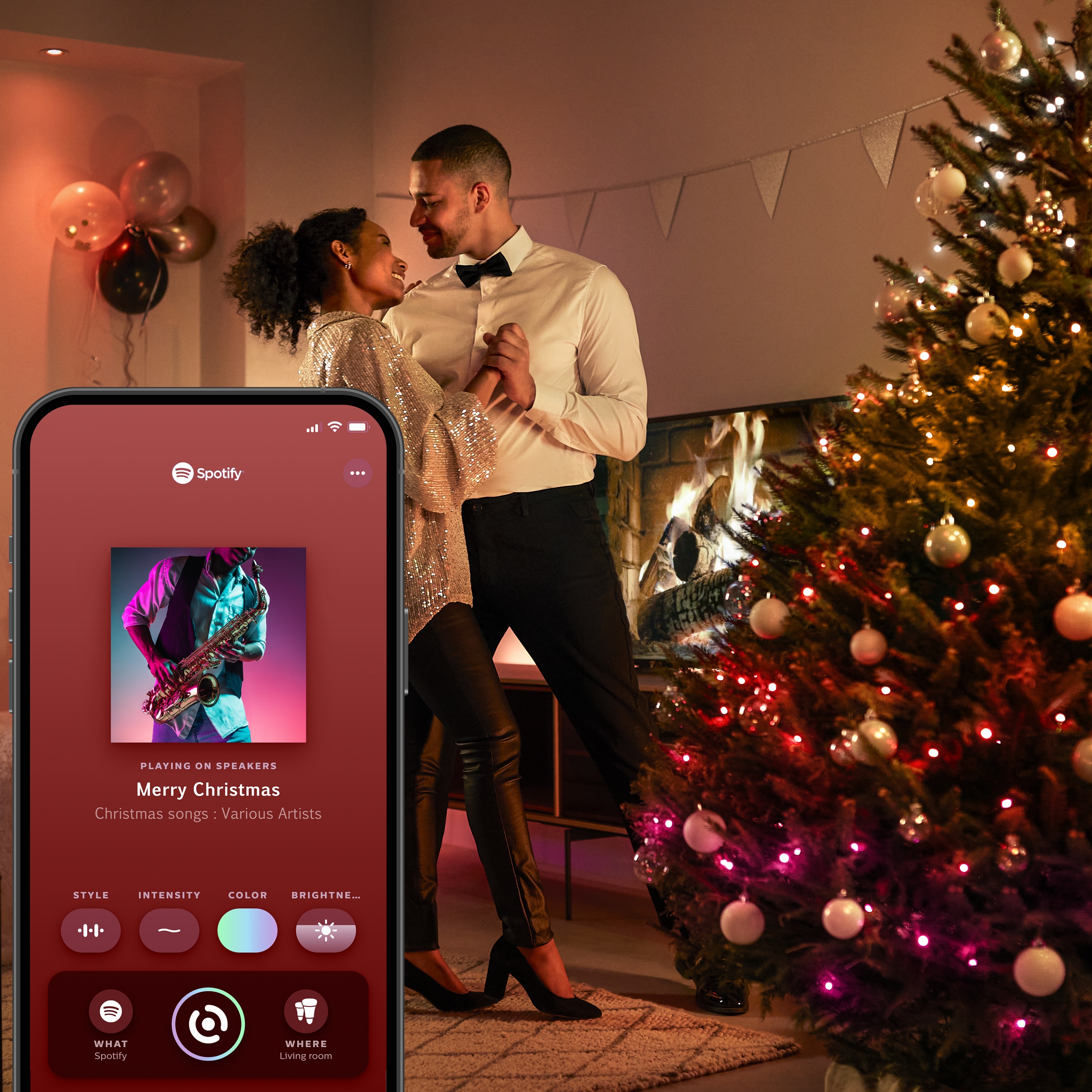 the holidays lights | Hue Website Company for string Festavia Signify Philips
