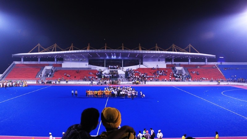 Canopy and VIP Stands at International Hockey Stadium, Mohali
