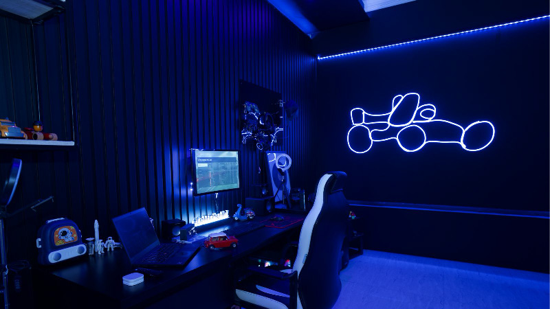 Wiz Lighting Gaming room