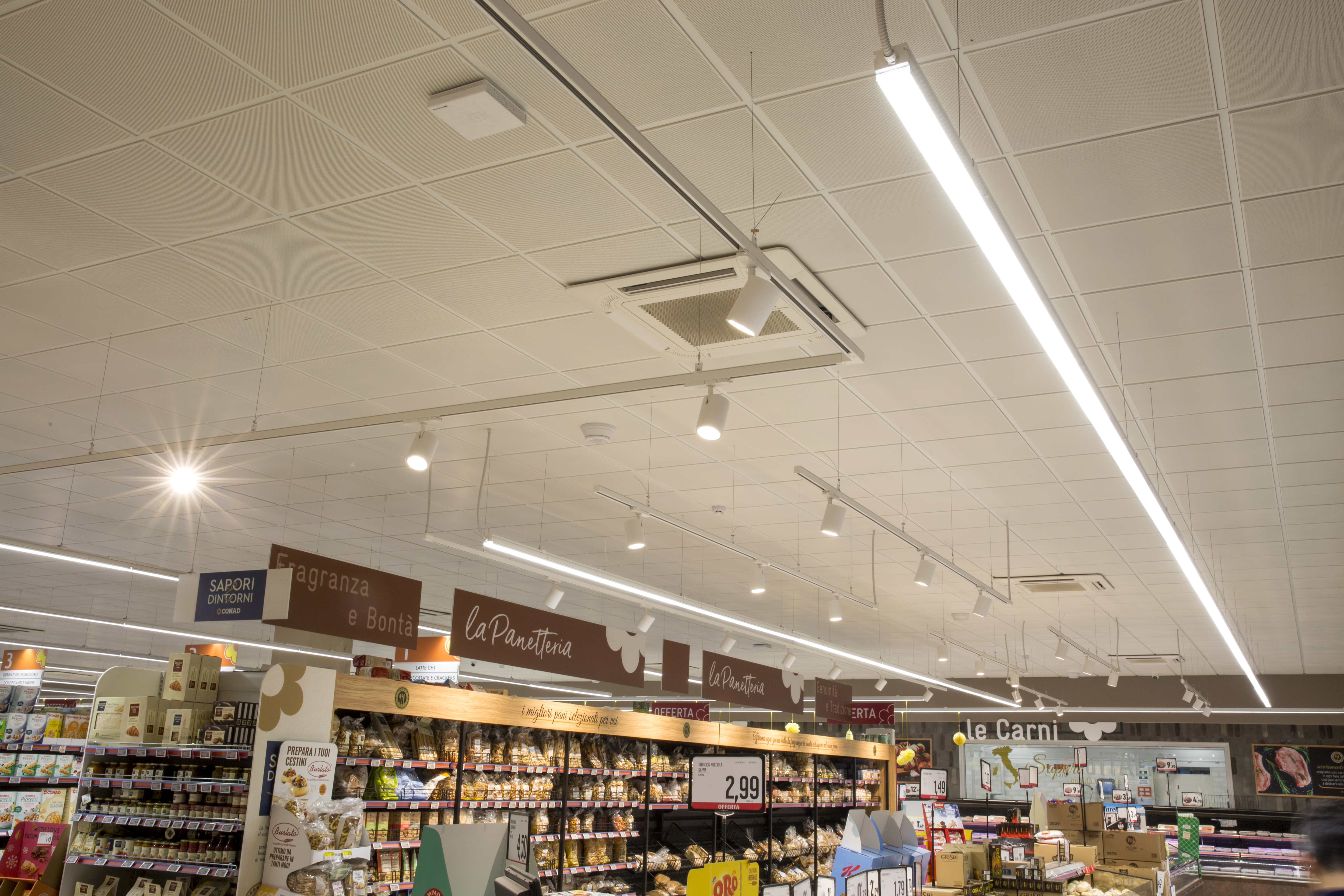 Signify porta l’illuminazione LED a energia solare nel supermercato Conad di Cirò Marina