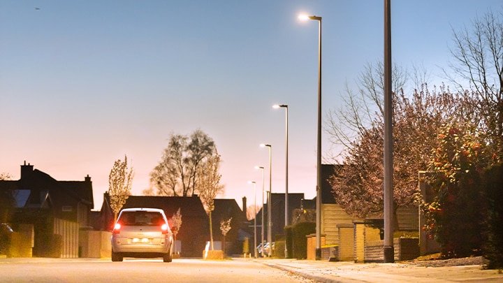 Openbare verlichting: lagere energiekosten en CO2-uitstoot